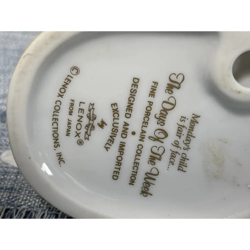 Lenox The Days of the Week Monday's Child Figurine